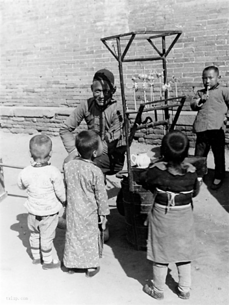 图片[4]-Old photos of hutong life in Beijing in 1940s-China Archive