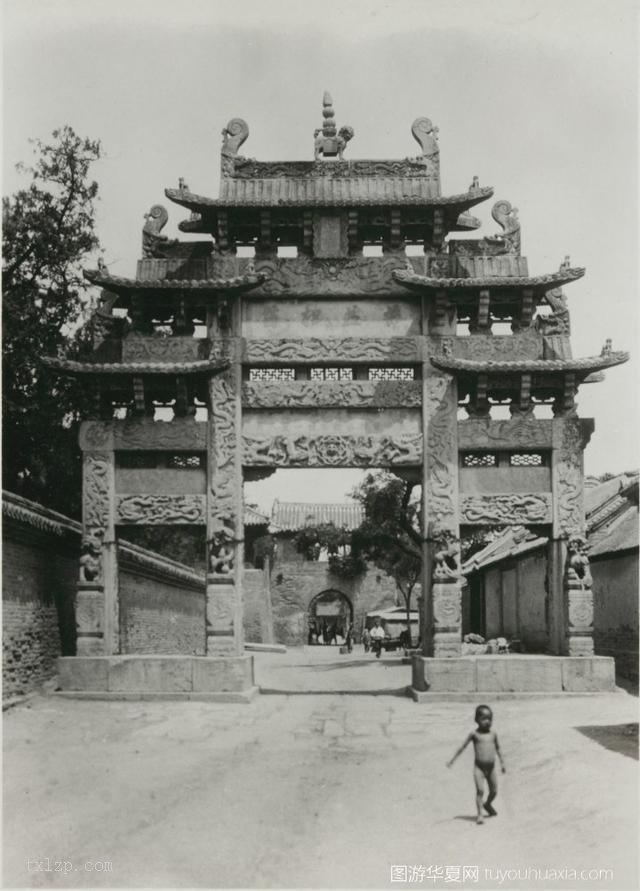 图片[1]-The most complete image before the destruction of Qufu Confucius Temple in 1925-China Archive