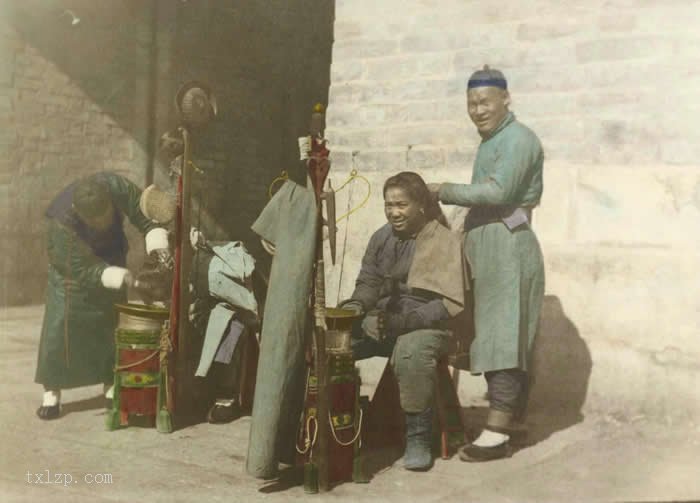 图片[5]-Old Color Photos of Beijing Urban People in 1910-China Archive