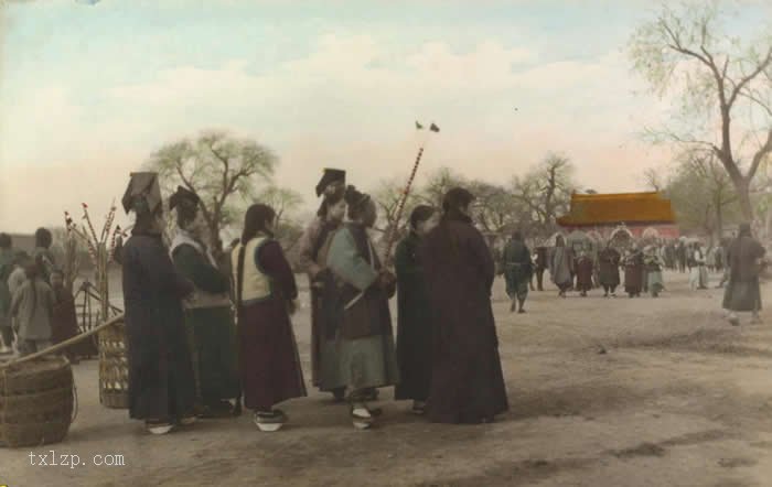 图片[1]-Old Color Photos of Beijing Urban People in 1910-China Archive