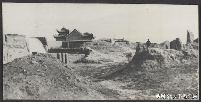 图片[1]-The old photos of Tongxin County, Ningxia in 1936, typical images of northwest dry tableland and villages-China Archive