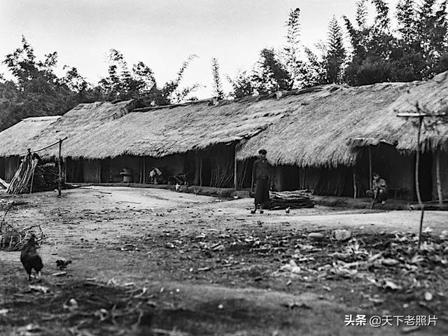 1931年海南岛老照片 黎族部落原生态生活影像及人物风貌