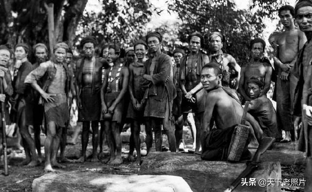 1931年海南岛老照片 黎族部落原生态生活影像及人物风貌