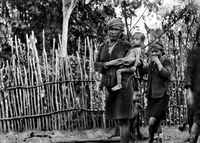 1931年海南岛老照片 黎族部落原生态生活影像及人物风貌