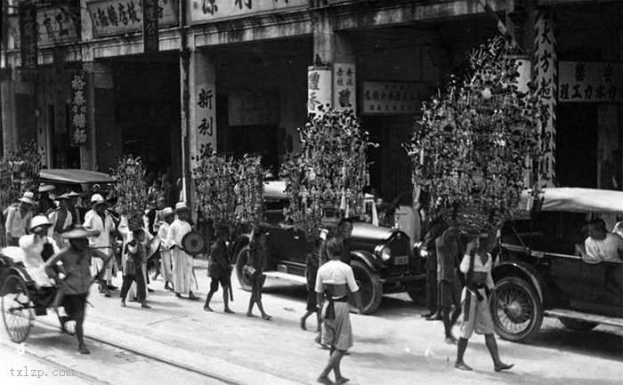 图片[3]-A live shot of a “big funeral” in Hong Kong during the Republic of China-China Archive