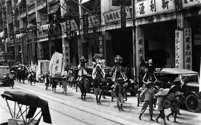 图片[4]-A live shot of a “big funeral” in Hong Kong during the Republic of China-China Archive