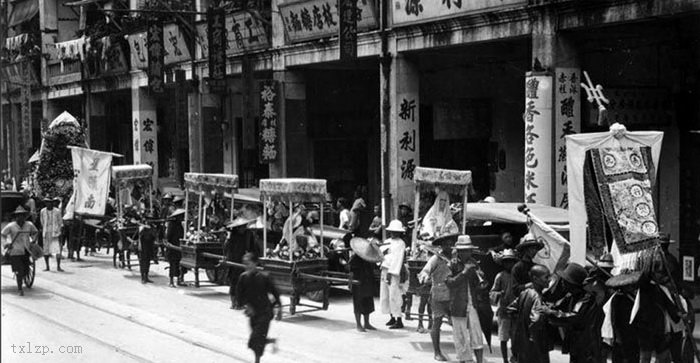 图片[10]-A live shot of a “big funeral” in Hong Kong during the Republic of China-China Archive