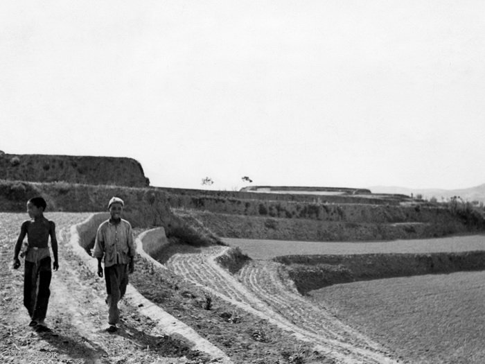 图片[3]-Old photos of barren and desolate loess high slope in 1937-China Archive