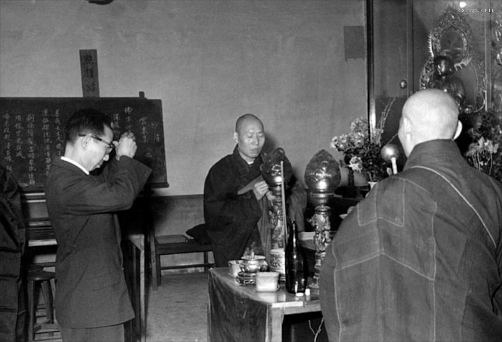 图片[2]-Photos of a monk’s shaving ceremony in Nanjing in the 1930s-China Archive