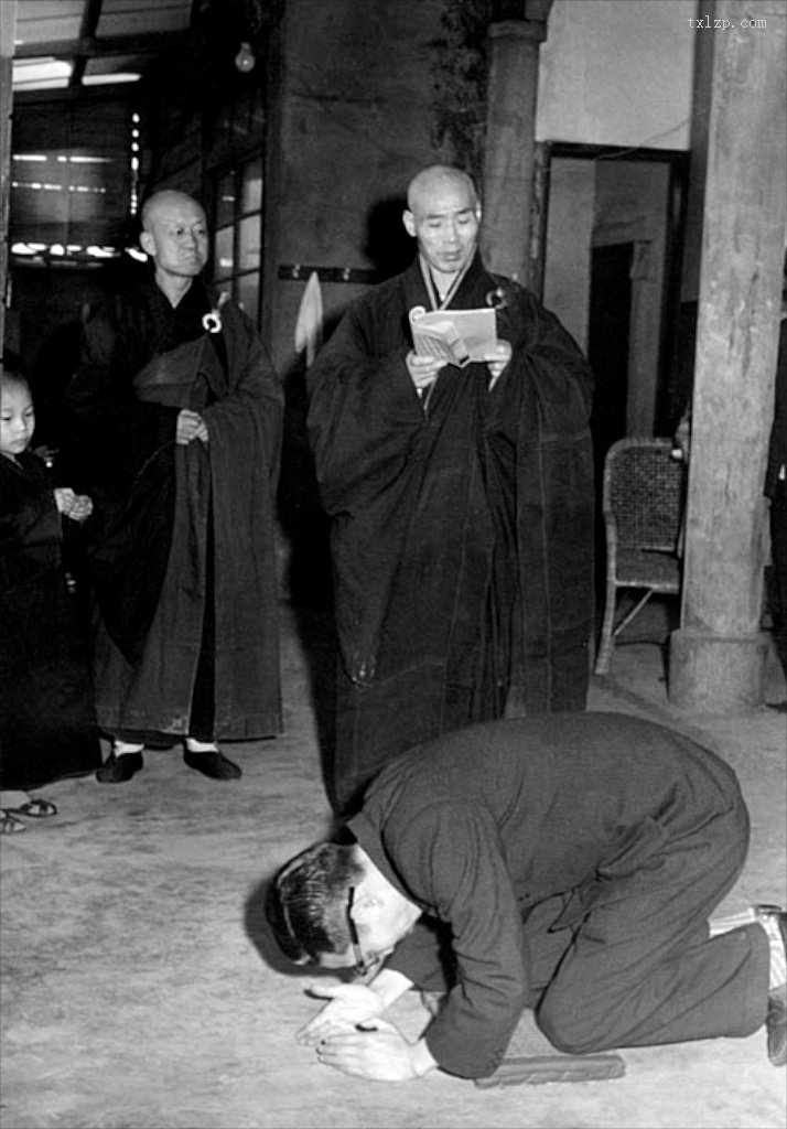 图片[4]-Photos of a monk’s shaving ceremony in Nanjing in the 1930s-China Archive