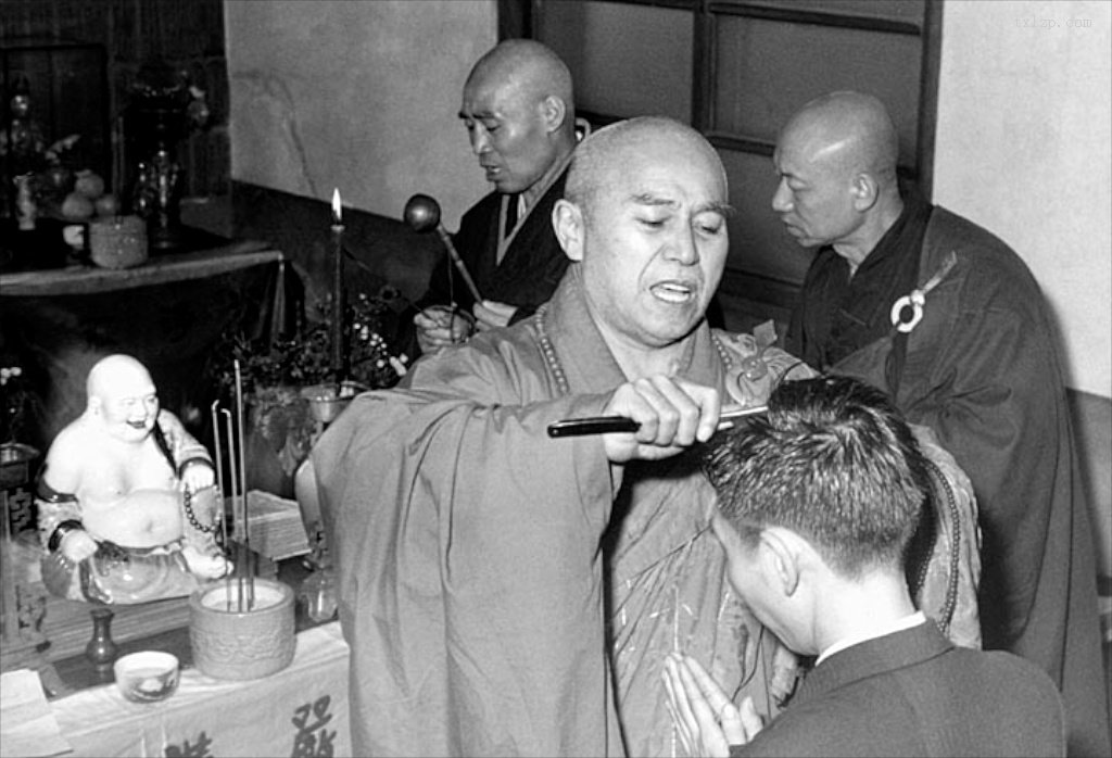 图片[8]-Photos of a monk’s shaving ceremony in Nanjing in the 1930s-China Archive
