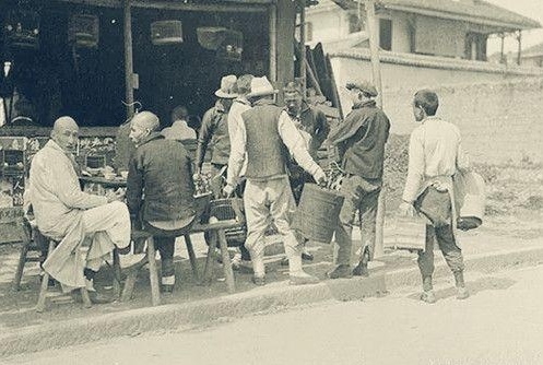 图片[3]-Old photos of Hangzhou market 100 years ago-China Archive