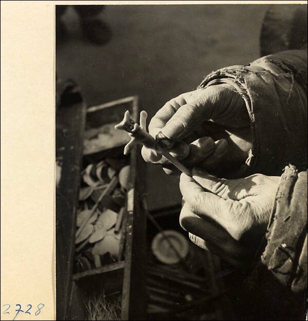 图片[3]-Old photos of sugar blowers in Peiping in the 1930s-China Archive