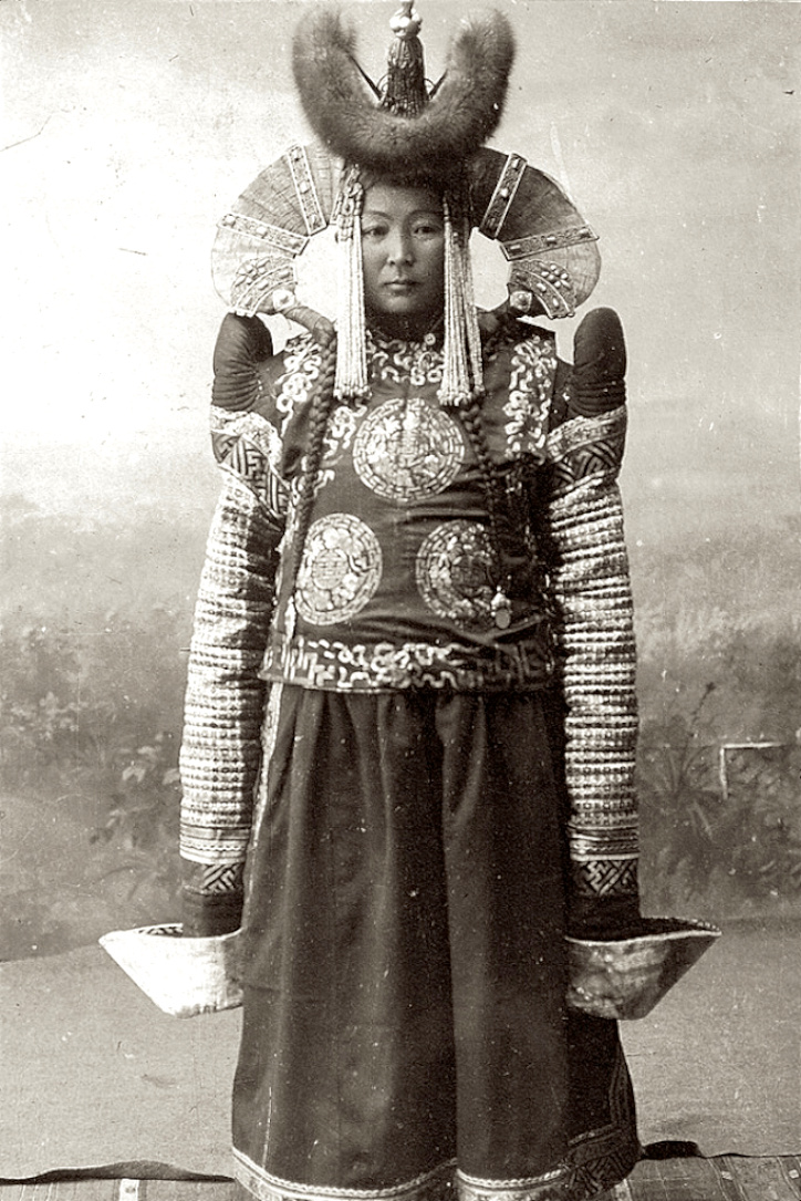 图片[8]-1900 Photographs of Mongolian women in Karka-China Archive