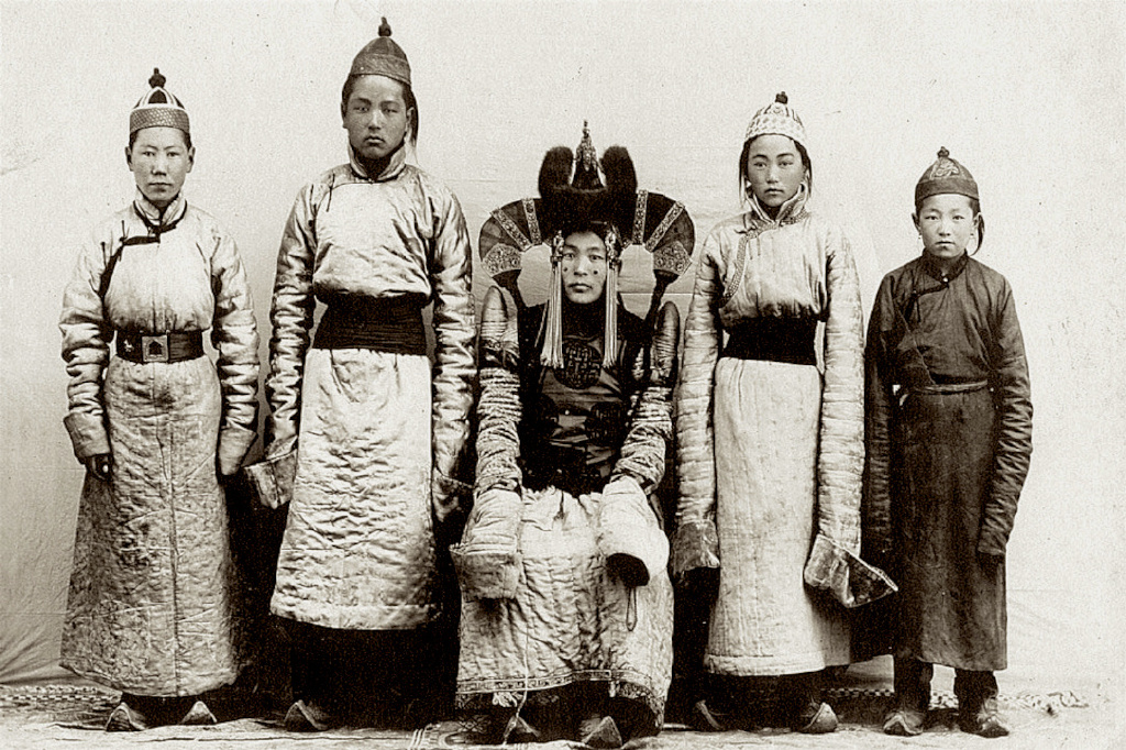 图片[2]-1900 Photographs of Mongolian women in Karka-China Archive