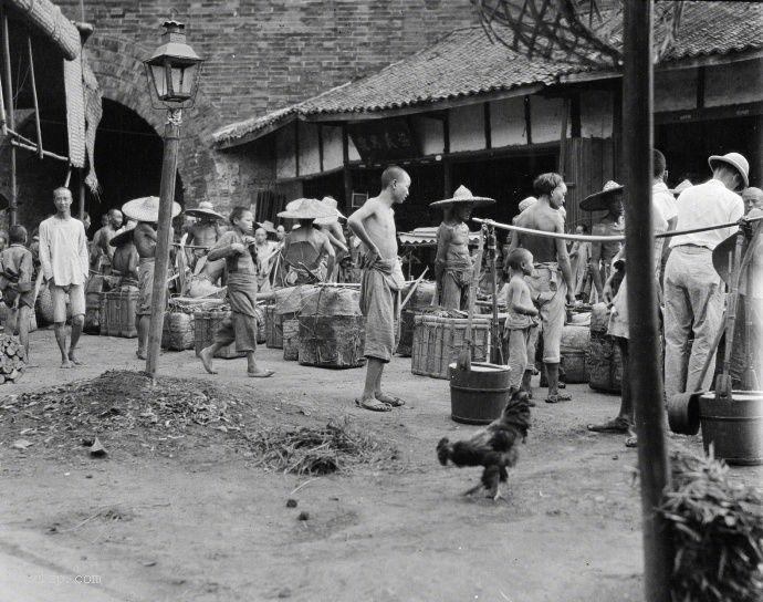 图片[5]-Group photos of porters in Chengdu in 1917-China Archive