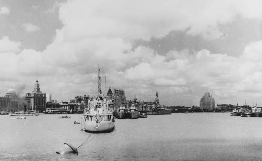 图片[2]-U.S. Navy Heavy Cruiser Watching the Battle of Songhu in August 1937-China Archive