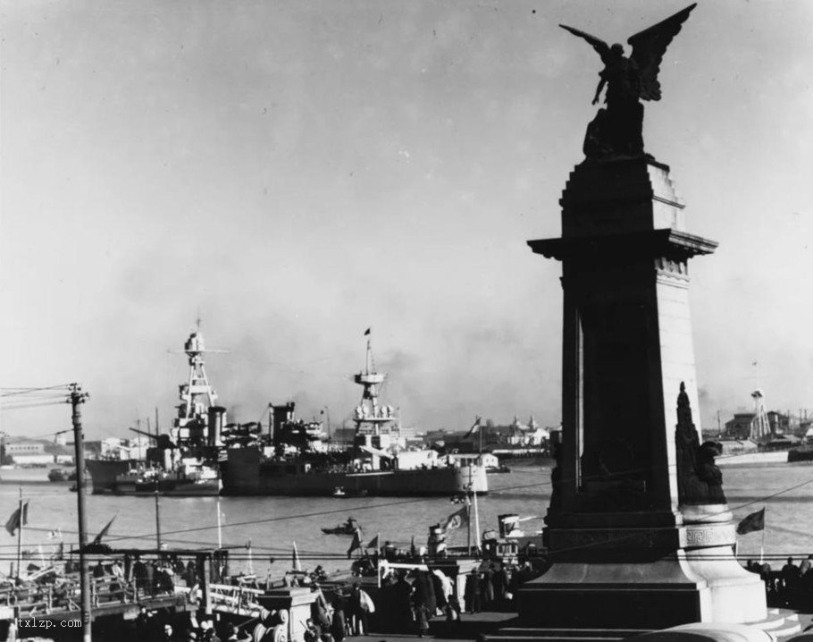 图片[6]-U.S. Navy Heavy Cruiser Watching the Battle of Songhu in August 1937-China Archive