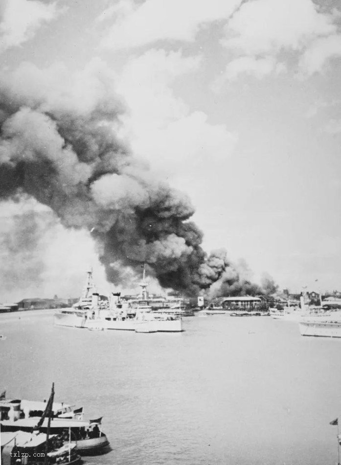 图片[8]-U.S. Navy Heavy Cruiser Watching the Battle of Songhu in August 1937-China Archive