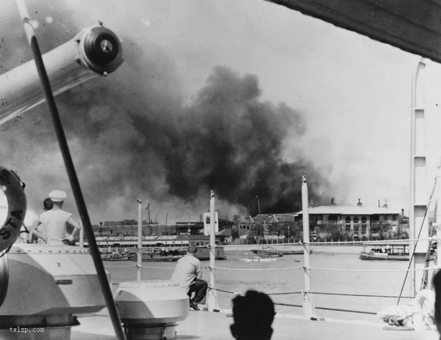 图片[23]-U.S. Navy Heavy Cruiser Watching the Battle of Songhu in August 1937-China Archive