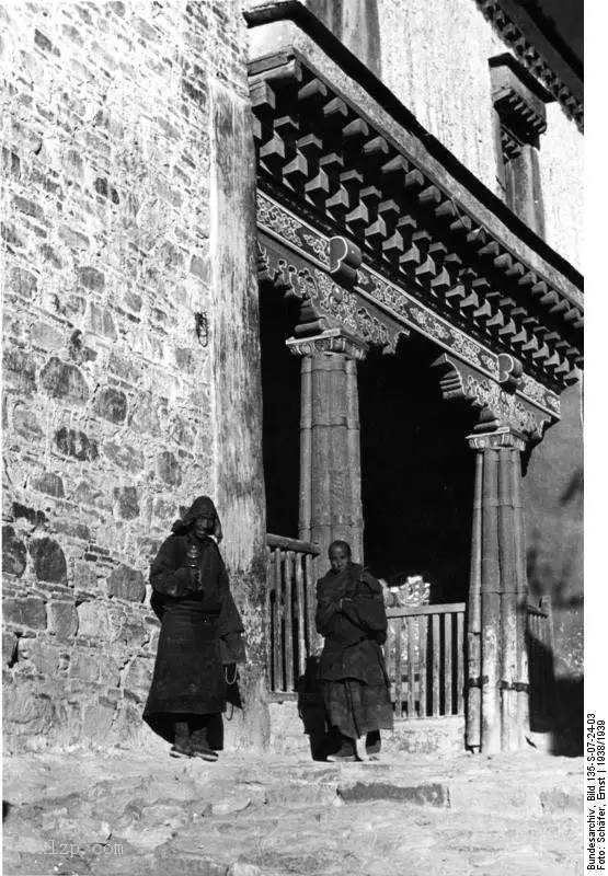 图片[27]-Old photo | 1938 German SS troops in Gyantse, Tibet-China Archive