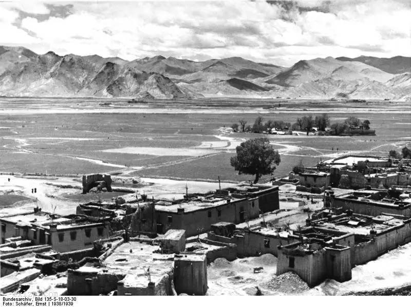 图片[14]-Old photo | 1938 German SS troops in Gyantse, Tibet-China Archive