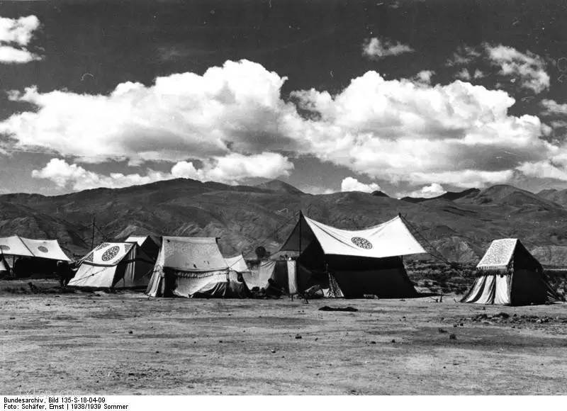 图片[9]-Old photo | 1938 German SS troops in Gyantse, Tibet-China Archive