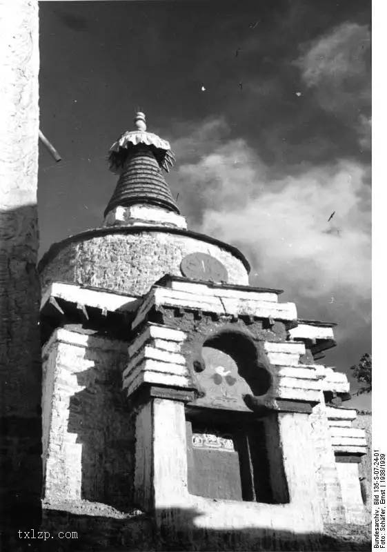 图片[8]-Old photo | 1938 German SS troops in Gyantse, Tibet-China Archive