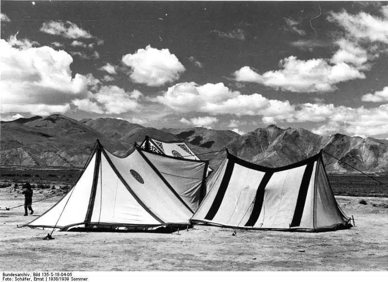 图片[10]-Old photo | 1938 German SS troops in Gyantse, Tibet-China Archive