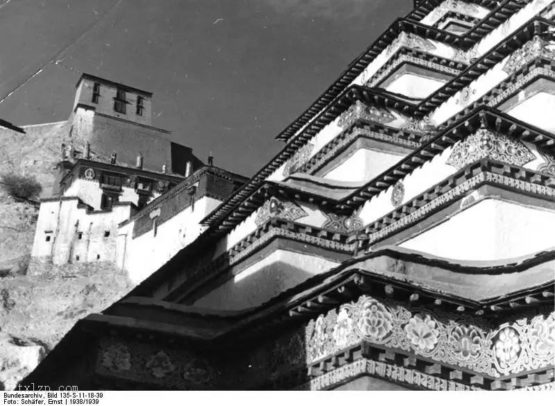 图片[5]-Old photo | 1938 German SS troops in Gyantse, Tibet-China Archive