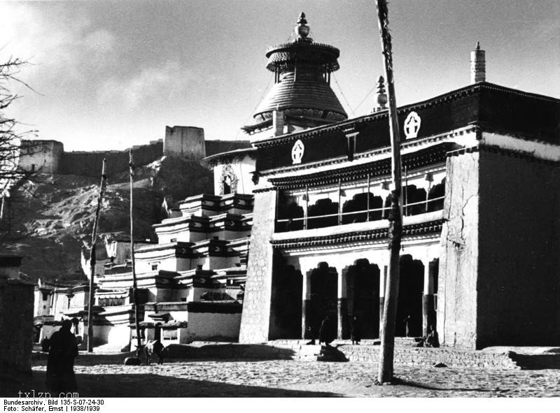 图片[3]-Old photo | 1938 German SS troops in Gyantse, Tibet-China Archive