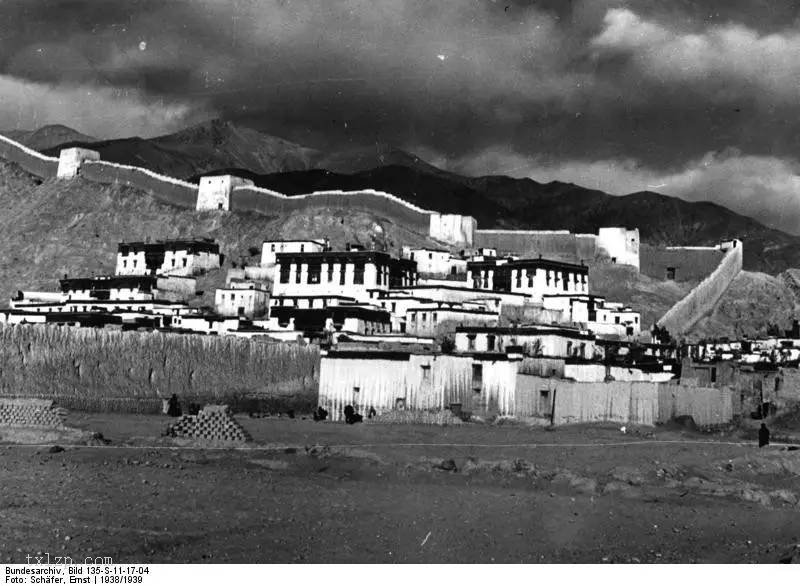 图片[4]-Old photo | 1938 German SS troops in Gyantse, Tibet-China Archive