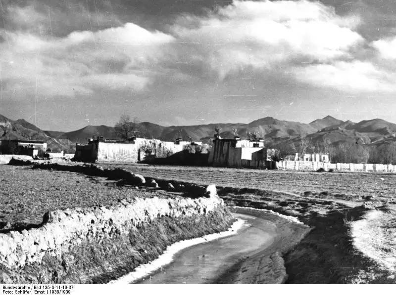 图片[22]-Old photo | 1938 German SS troops in Gyantse, Tibet-China Archive