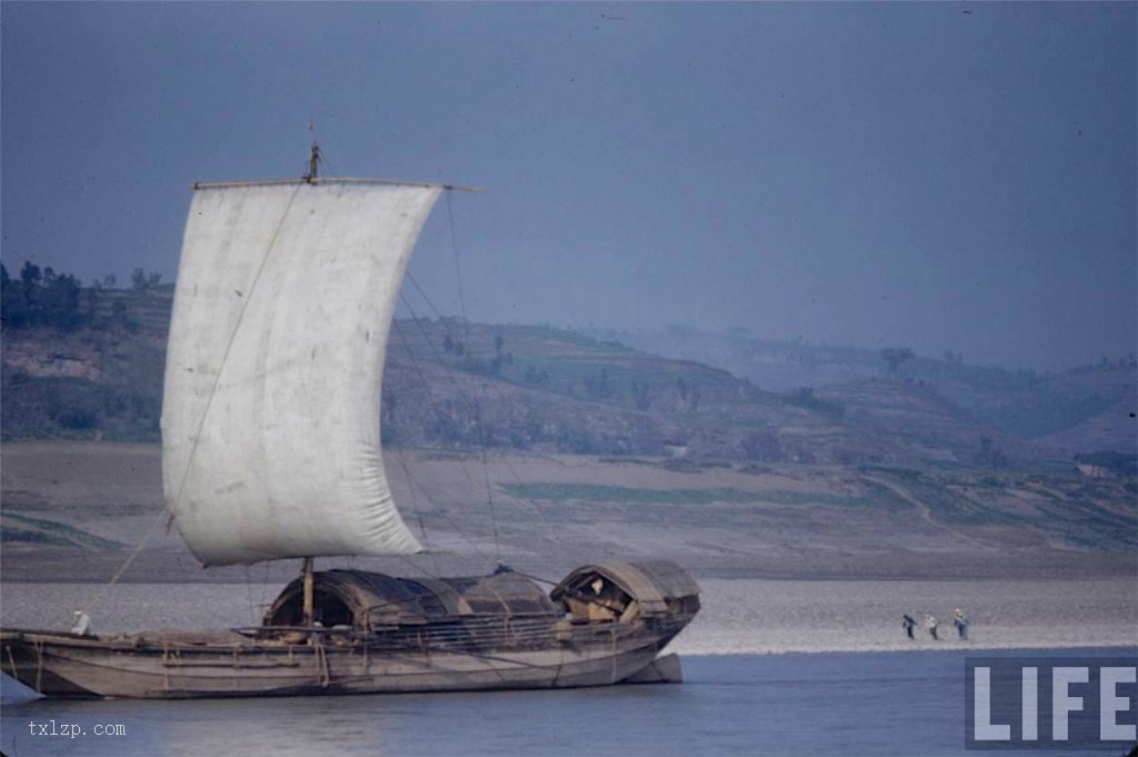 图片[1]-Old color photos of the Yangtze River scenery in 1946-China Archive