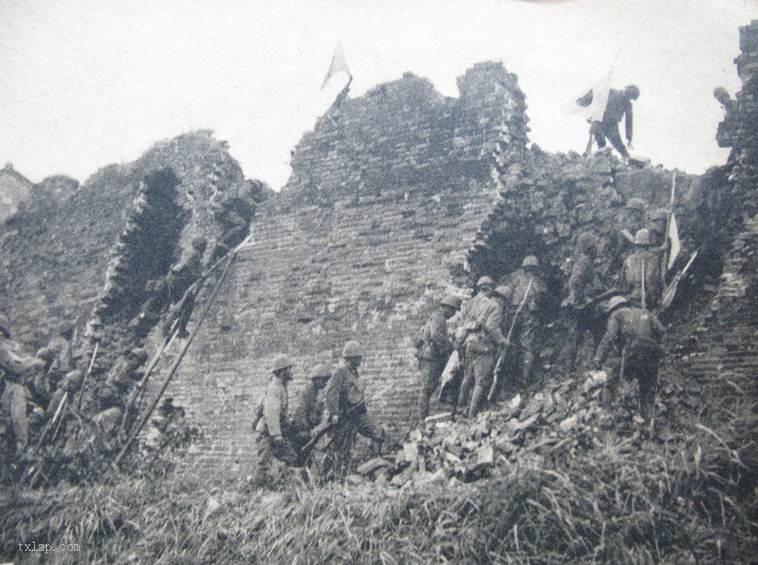 图片[2]-Old photos taken with the Japanese army in the attack on Huangchuan in 1938-China Archive
