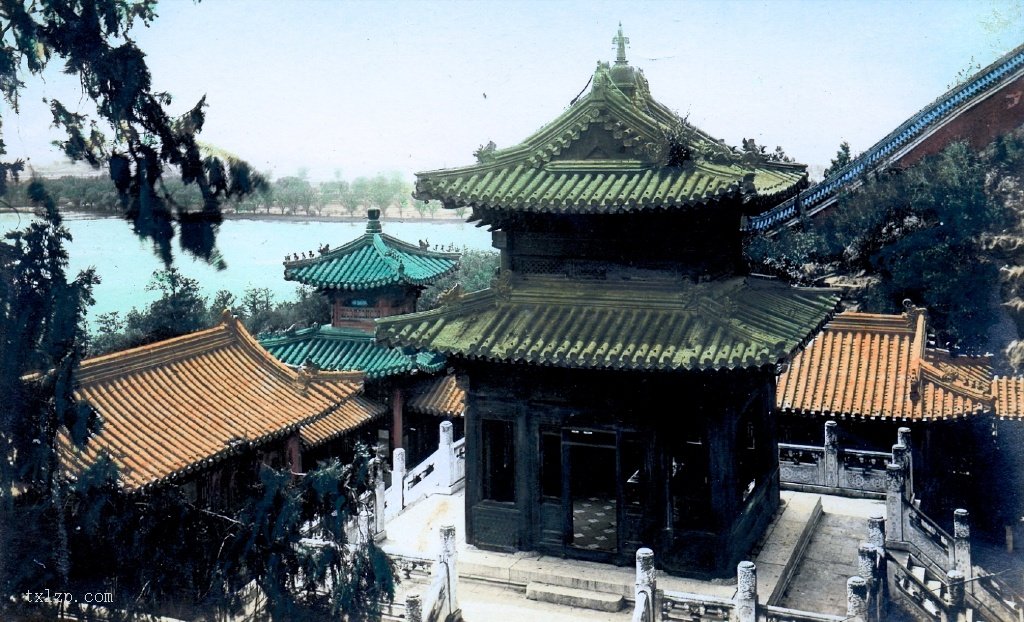 图片[1]-Old color photos of the Summer Palace in Beijing in the 1920s-China Archive