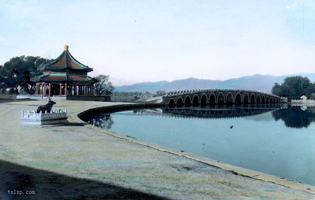 图片[4]-Old color photos of the Summer Palace in Beijing in the 1920s-China Archive