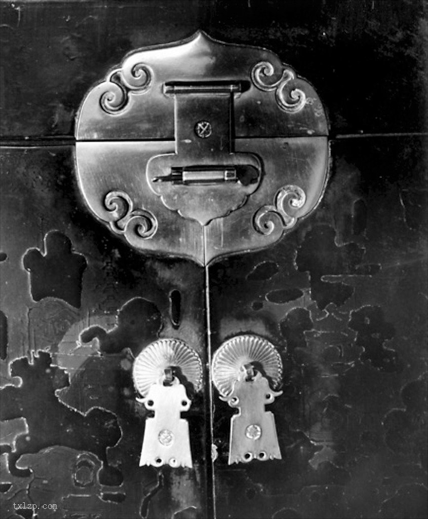 图片[8]-Old photos | Fine brass locks in the Republic of China-China Archive