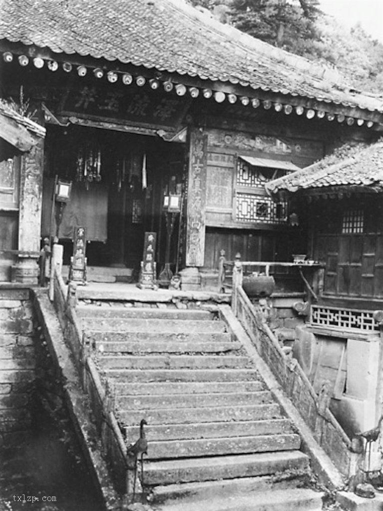 图片[16]-Old photos of Huashan Mountain in 1935 Taoist temple, Taoist priest and beautiful scenery-China Archive