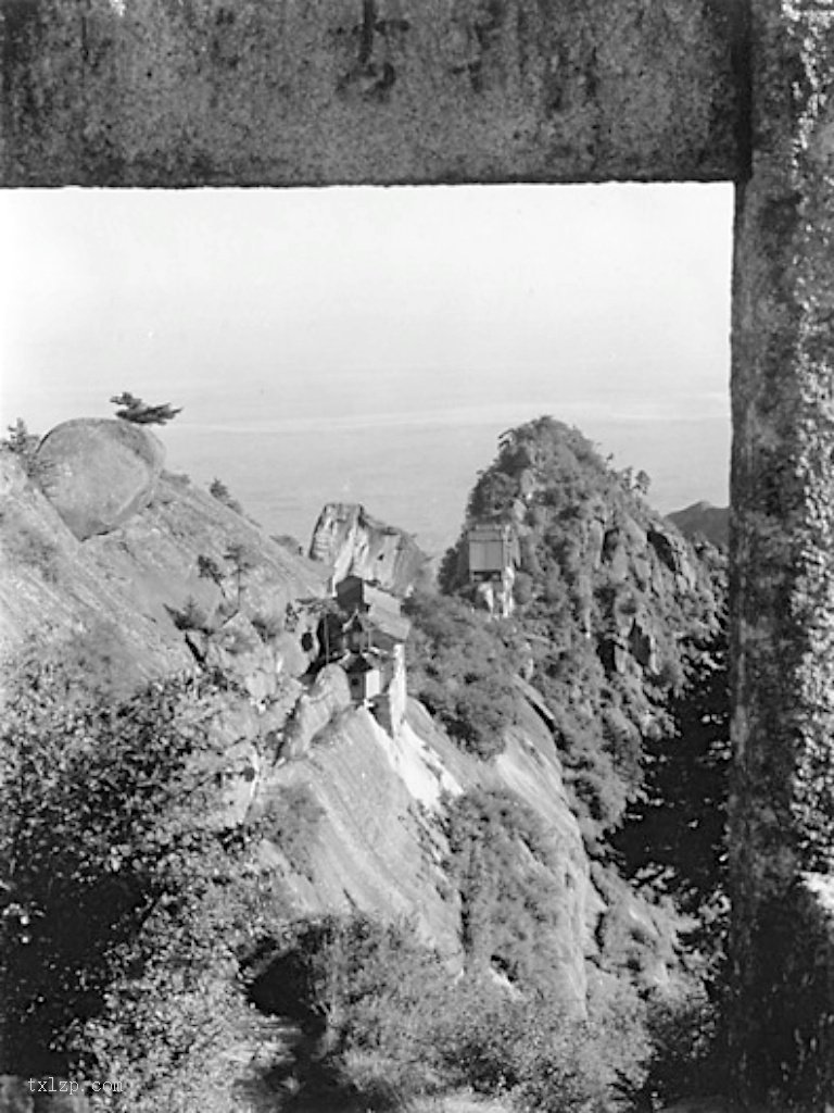 图片[17]-Old photos of Huashan Mountain in 1935 Taoist temple, Taoist priest and beautiful scenery-China Archive