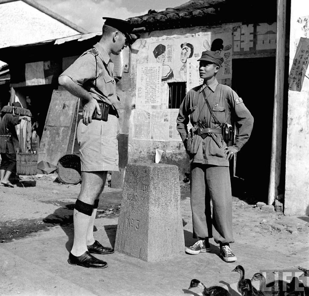 图片[1]-Old photo: Zhongying Street in Shenzhen in October 1949-China Archive