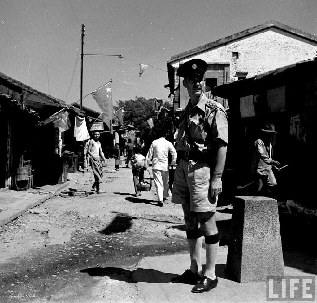 图片[7]-Old photo: Zhongying Street in Shenzhen in October 1949-China Archive