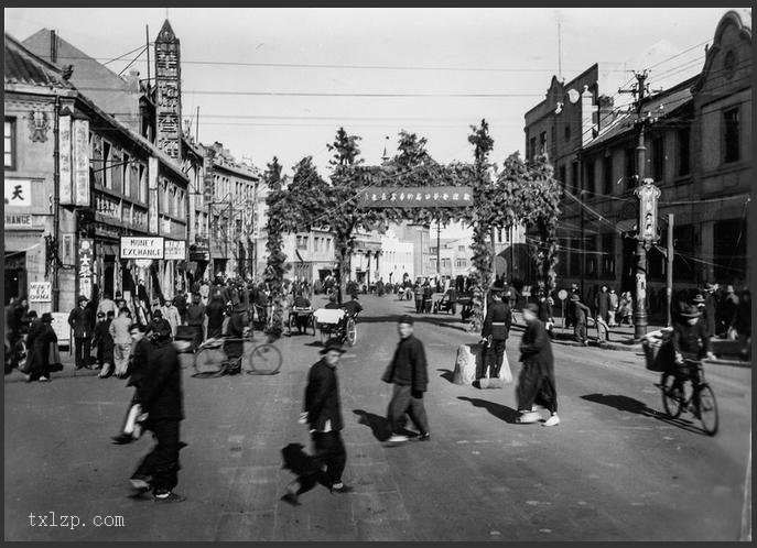 图片[9]-Old Photos of Qingdao Street Scenes in 1946 (Part 1)-China Archive