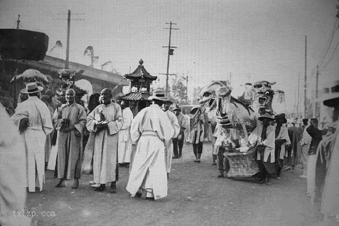 图片[1]-Old photos of Zhang Zuolin’s funeral in 1928-China Archive