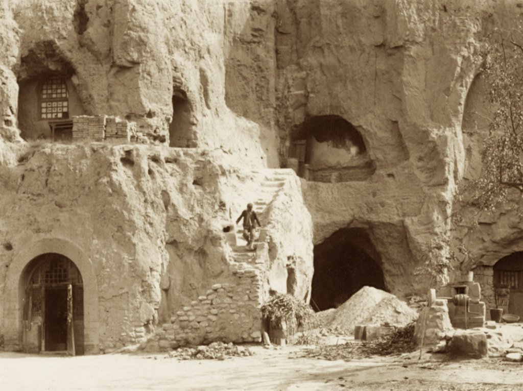 图片[4]-Photo of Shanxi people’s cave life in 1928-China Archive