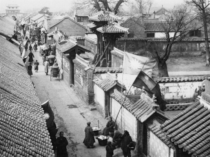 图片[3]-Old photos of street markets in Yantai, Shandong in 1931-China Archive