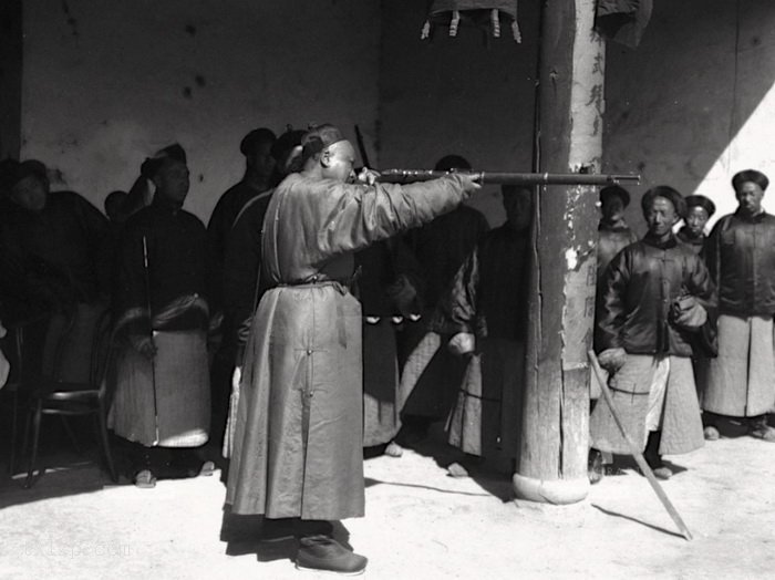 图片[1]-Old photos of soldiers’ life in Aksu, Xinjiang in 1906-China Archive