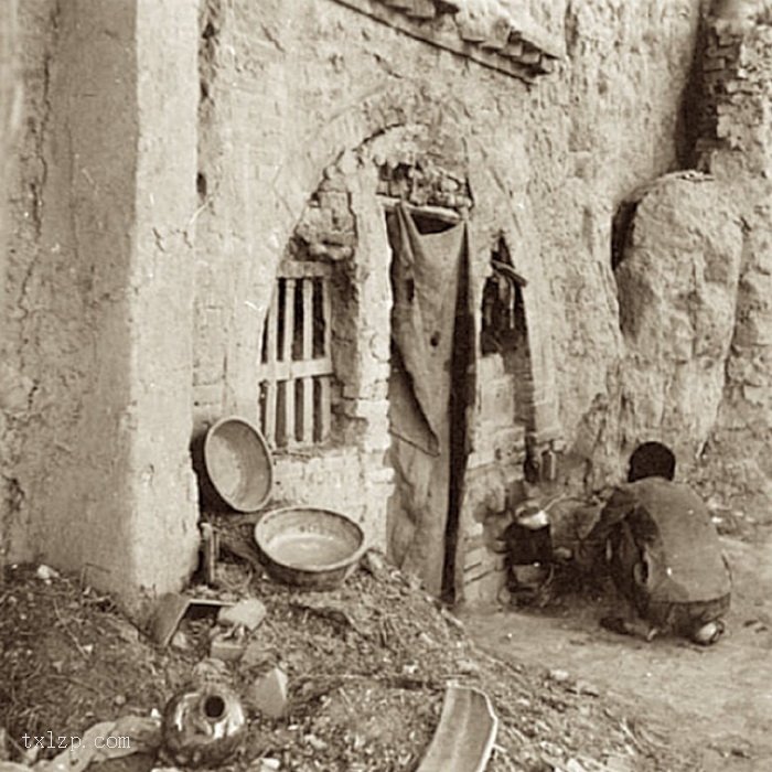 图片[4]-Old photos of cave dwelling life in Linfen, Shanxi in 1939-China Archive