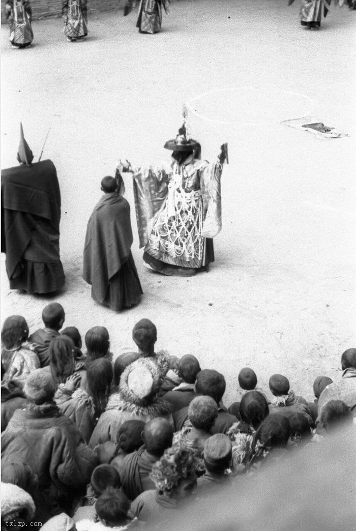 图片[11]-Picture of Lama’s Sacrificial Ceremony in Labrang Temple, Xiahe, Gansu in 1932-China Archive