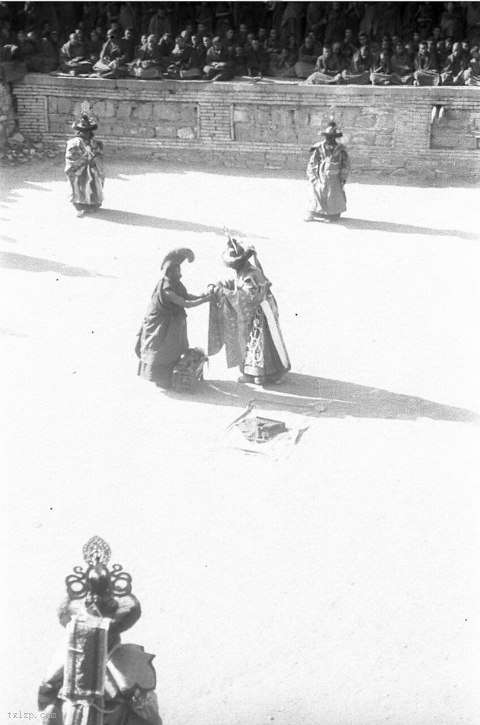 图片[9]-Picture of Lama’s Sacrificial Ceremony in Labrang Temple, Xiahe, Gansu in 1932-China Archive